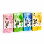پاک کن طرح شکلات فانتزی با رنگ‌های متنوع، پاک کن نرم و باکیفیت مناسب دانش‌آموزان، طراحان و علاقه‌مندان به لوازم تحریر